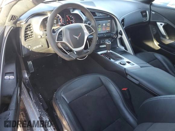 2017 Chevrolet Corvette Grand Sport 2LT with VIN 1G1YY2D73H5106495, listed as a Copart auction lot 43695095 with 50,133 mi miles and Salvage Title. Bid and sale history available at carsss.com. Image 8.