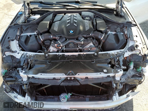 2020 BMW 8 Series M850i xDrive with VIN WBABC4C00LCE77534, listed as a Copart auction lot 54722515 with 0 mi miles and Salvage Title. Bid and sale history available at carsss.com. Image 11.