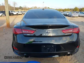 2017 Infiniti Q60 Red Sport 400 with VIN JN1FV7EL1HM700317, listed as a IAAI auction lot 41149036 with 76,654 mi miles and . Bid and sale history available at carsss.com. Image 16.