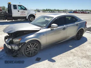 2015 Lexus IS 250 with VIN JTHBF1D23F5056016, listed as a Copart auction lot 49235985 with 192,290 mi miles and Salvage title. Bid and sale history available at DreamBid. Image 1.