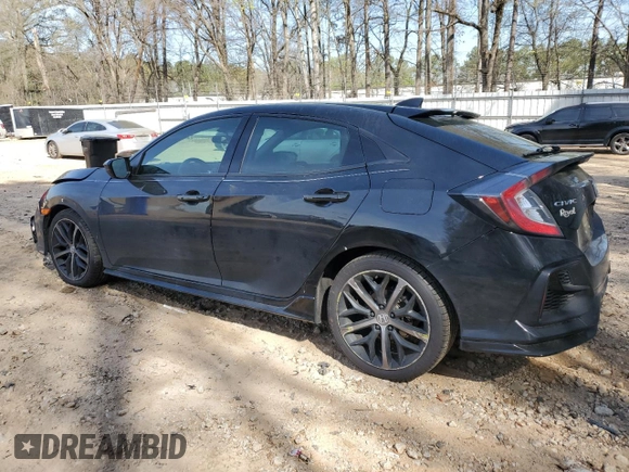 2021 Honda Civic Sport with VIN SHHFK7H42MU204230, listed as a Copart auction lot 50311665 with 86,675 mi miles and Salvage Title. Bid and sale history available at DreamBid. Image 2.