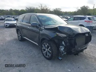 2022 Hyundai Palisade SEL z VIN KM8R4DHE1NU418307, wystawiony jako IAAI lot #41939042 z przebiegiem 50 589 mil mil oraz . Historia ofert i sprzedaży dostępna na DreamBid. Obrazek 1.