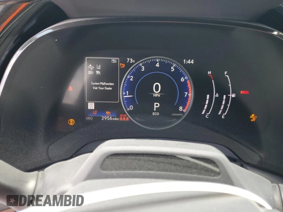 2024 Lexus RX 350 with VIN 2T2BAMBA5RC045694, listed as a Copart auction lot 56254925 with 2,956 mi miles and Salvage title. Bid and sale history available at DreamBid. Image 9.