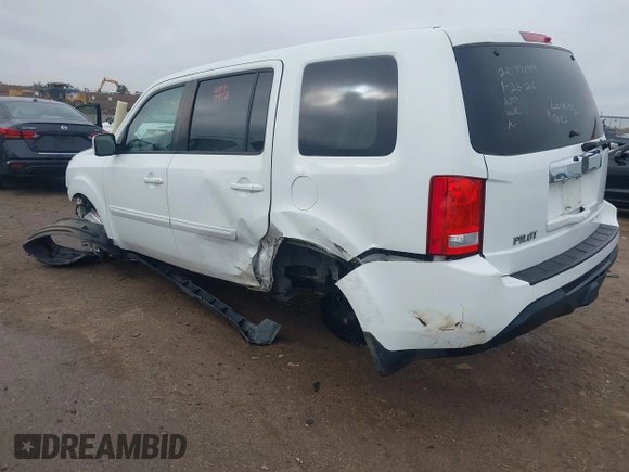 2012 Honda Pilot EX-L with VIN 5FNYF3H51CB012098, listed as a IAAI auction lot 41521214 with 157,701 mi miles. Bid and sale history available at carsss.com. Image 3.