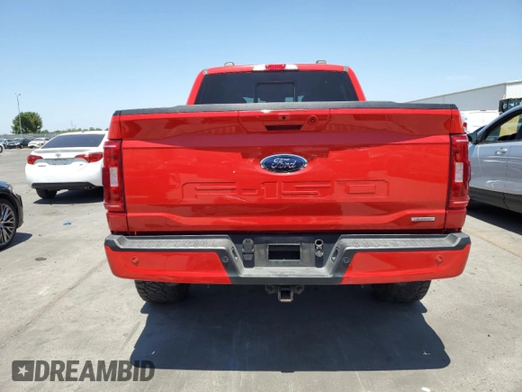 2023 Ford F-150 XL с VIN 1FTFW1E81PKE07417, выставлен на аукционе Copart как лот 62281225 с пробегом 25 392 миль миль и Списание • Salvage title. История ставок и продаж доступна на DreamBid. Изображение 6.