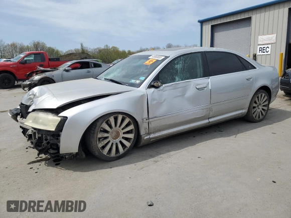 2004 Audi A8 с VIN WAUML44E94N001367, выставлен на аукционе Copart как лот 54968885 с пробегом Не указан миль и Списание • Salvage title. История ставок и продаж доступна на DreamBid. Изображение 1.