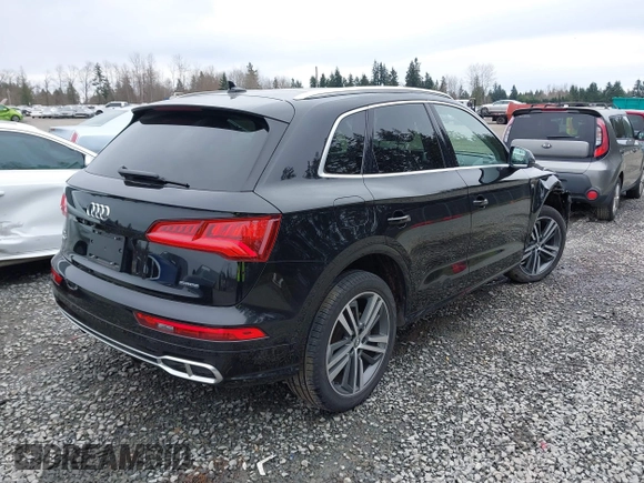 2020 Audi Q5 S line Prestige with VIN WA1F2AFY0L2045966, listed as a IAAI auction lot 41820515 with 60,550 mi miles. Bid and sale history available at carsss.com. Image 4.