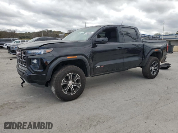 2024 GMC Canyon 4WD AT4 with VIN 1GTP6DEK9R1170928, listed as a Copart auction lot 77978644 with 0 mi miles and Salvage Title. Bid and sale history available at carsss.com. Image 1.