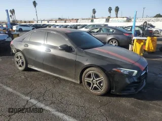 2022 Mercedes-Benz A 220 with VIN W1K3G4EB7NJ360318, listed as a Copart auction lot 87510085 with 50,577 mi miles and Salvage Title. Bid and sale history available at DreamBid. Image 4.