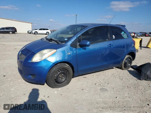 2008 Toyota Yaris with VIN JTDJT923285179759, listed as a Copart auction lot 89194665 with 258,440 mi miles and Salvage Title. Bid and sale history available at carsss.com. Image 1.