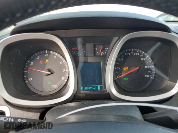 2016 Chevrolet Equinox LT with VIN 2GNALCEK1G6319553, listed as a Copart auction lot 47806615 with 120,815 mi miles and Salvage Title. Bid and sale history available at carsss.com. Image 9.