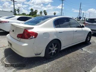 2005 Infiniti G35 z VIN JNKCV51EX5M221996, wystawiony jako Copart lot #56928235 z przebiegiem 167 377 mil mil oraz Szkoda całkowita • Salvage title. Historia ofert i sprzedaży dostępna na DreamBid. Obrazek 3.