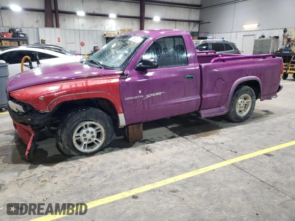 1997 Dodge Dakota z VIN 1B7FL26X3VS252323, wystawiony jako Copart lot #51695565 z przebiegiem 170 172 mil mil oraz Szkoda całkowita • Salvage title. Historia ofert i sprzedaży dostępna na DreamBid. Obrazek 1.