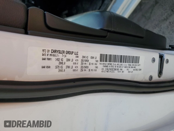 2014 Jeep Grand Cherokee Laredo with VIN 1C4RJFAG3EC580109, listed as a Copart auction lot 49155265 with 100,128 mi miles and Salvage Title. Bid and sale history available at carsss.com. Image 13.