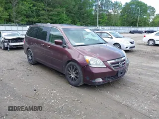2007 Honda Odyssey Touring with VIN 5FNRL38887B121770, listed as a IAAI auction lot 42253433 with 237,597 mi miles and . Bid and sale history available at DreamBid. Image 1.