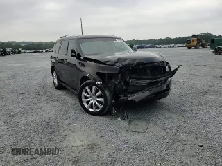 2012 Infiniti QX56 7-passenger with VIN JN8AZ2NFXC9517801, listed as a Copart auction lot 72724824 with 131,185 mi miles and Salvage Title. Bid and sale history available at carsss.com. Image 12.