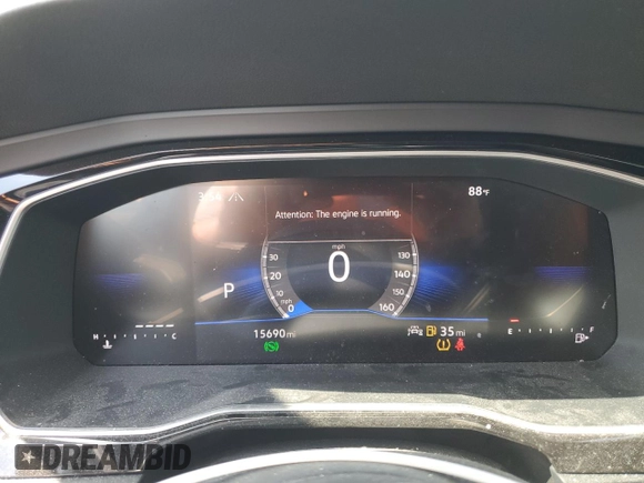 2024 Volkswagen Jetta SE with VIN 3VWEM7BU5RM095018, listed as a Copart auction lot 63504035 with 15,690 mi miles and Salvage title. Bid and sale history available at DreamBid. Image 9.