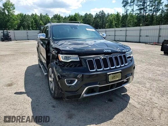 2016 Jeep Grand Cherokee Overland with VIN 1C4RJFCM9GC302353, listed as a Copart auction lot 58789604 with 87,826 mi miles and Clean title. Bid and sale history available at DreamBid. Image 11.