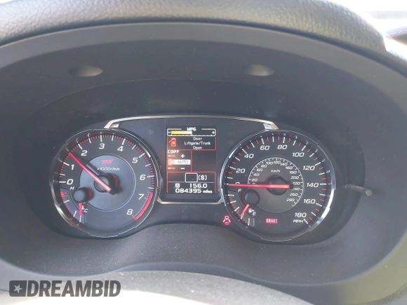2019 Subaru WRX STI with VIN JF1VA2R61K9820260, listed as a IAAI auction lot 41426791 with 84,395 mi miles. Bid and sale history available at carsss.com. Image 7.