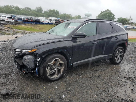 2024 Hyundai Tucson SEL z VIN 5NMJBCDE9RH423615, wystawiony jako Copart lot #56845595 z przebiegiem 15 587 mil mil oraz Szkoda całkowita • Salvage title. Historia ofert i sprzedaży dostępna na DreamBid. Obrazek 1.