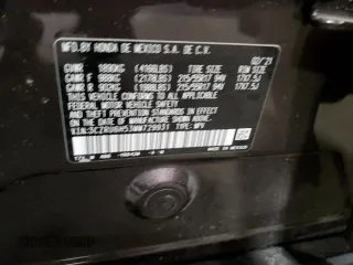 2021 Honda HR-V EX with VIN 3CZRU6H53MM729931, listed as a Copart auction lot 41666175 with 46,577 mi miles and Salvage Title. Bid and sale history available at carsss.com. Image 15.