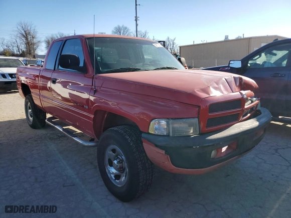 1998 Dodge Ram 1500 with VIN 3B7HF13Z7WG165209, listed as a Copart auction lot 42722435 with 172,347 mi miles and Salvage Title. Bid and sale history available at carsss.com. Image 4.