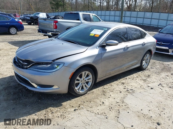2016 Chrysler 200 Limited with VIN 1C3CCCAB8GN133550, listed as a IAAI auction lot 41728797 with 87,776 mi miles. Bid and sale history available at carsss.com. Image 17.
