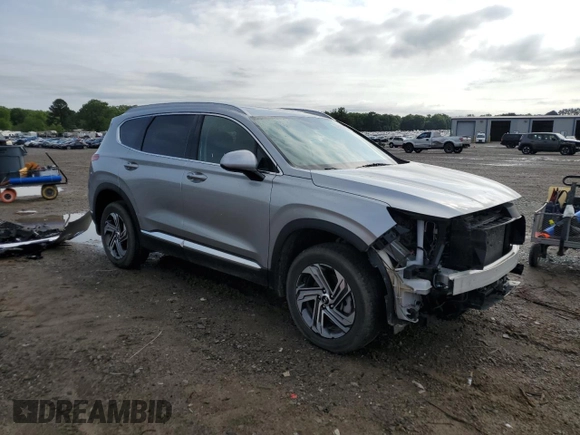 2022 Hyundai Santa Fe SEL z VIN 5NMS2DAJ7NH466002, wystawiony jako Copart lot #57593615 z przebiegiem 44 070 mil mil oraz Szkoda całkowita • Salvage title. Historia ofert i sprzedaży dostępna na DreamBid. Obrazek 4.