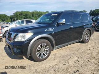 2017 Nissan Armada SV with VIN JN8AY2NDXH9004024, listed as a Copart auction lot 55520594 with 148,722 mi miles and Clean Title. Bid and sale history available at carsss.com. Image 1.