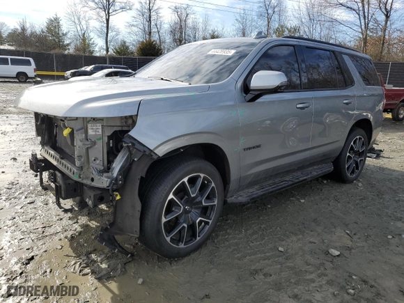 2023 Chevrolet Tahoe RST with VIN 1GNSKRKD3PR266519, listed as a Copart auction lot 44428935 with 44,578 mi miles and Salvage Title. Bid and sale history available at carsss.com. Image 1.