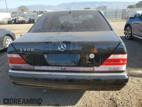 1999 Mercedes-Benz S-Class with VIN WDBGA51G1XA424990, listed as a Copart auction lot 89411825 with 160,021 mi miles and Salvage Title. Bid and sale history available at carsss.com. Image 6.