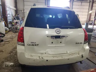 2004 Nissan Quest S with VIN 5N1BV28U54N357644, listed as a Copart auction lot 45334235 with 83,511 mi miles and Salvage Title. Bid and sale history available at carsss.com. Image 6.