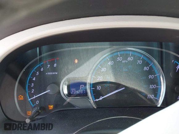 2012 Toyota Sienna XLE AAS with VIN 5TDYK3DCXCS202574, listed as a IAAI auction lot 42714762 with 234,287 mi miles and . Bid and sale history available at DreamBid. Image 7.