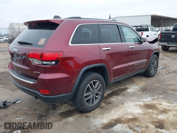 2022 Jeep Grand Cherokee Limited with VIN 1C4RJEBG6NC152690, listed as a IAAI auction lot 41522881 with 61,795 mi miles and . Bid and sale history available at DreamBid. Image 4.