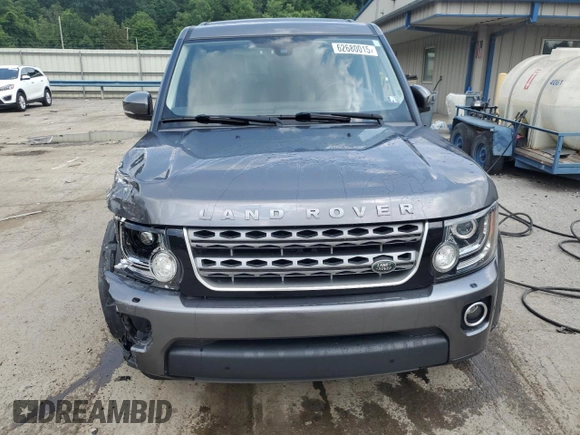 2016 Land Rover LR4 HSE with VIN SALAG2V68GA789195, listed as a Copart auction lot 62680015 with 49,662 mi miles and Salvage title. Bid and sale history available at DreamBid. Image 5.