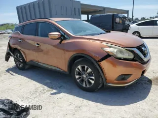 2015 Nissan Murano SV z VIN 5N1AZ2MH7FN200113, wystawiony jako Copart lot #55986595 z przebiegiem 155 645 mil mil oraz Szkoda całkowita • Salvage title. Historia ofert i sprzedaży dostępna na DreamBid. Obrazek 4.