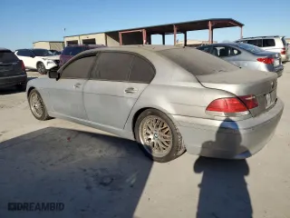 2007 BMW 7 Series 750Li with VIN WBAHN83587DT68050, listed as a Copart auction lot 86164994 with 157,898 mi miles and Salvage Title. Bid and sale history available at carsss.com. Image 2.