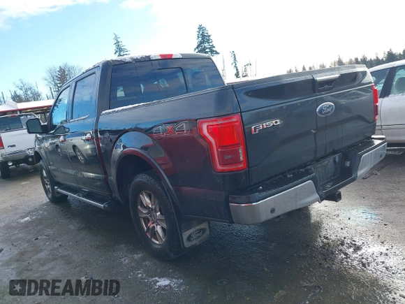 2015 Ford F-150 XLT with VIN 1FTEW1EP4FFB51252, listed as a IAAI auction lot 41471878 with 103,393 mi miles. Bid and sale history available at carsss.com. Image 3.