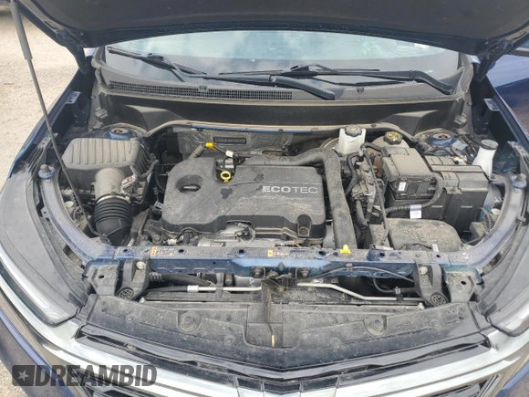 2022 Chevrolet Equinox RS with VIN 3GNAXWEVXNS119642, listed as a Copart auction lot 54705345 with 33,441 mi miles and Salvage title. Bid and sale history available at DreamBid. Image 11.