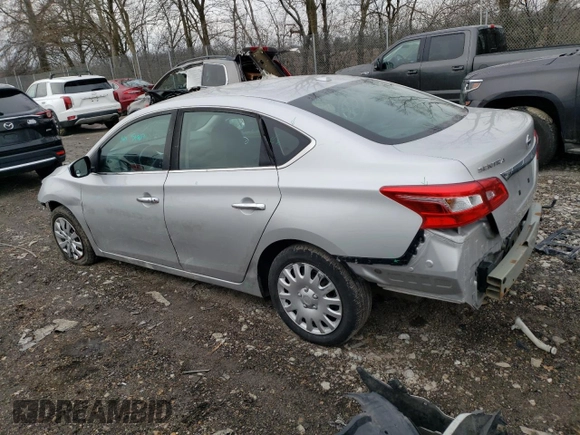 2017 Nissan Sentra SV with VIN 3N1AB7AP1HL643025, listed as a Copart auction lot 51270135 with 160,373 mi miles and Non Repairable. Bid and sale history available at carsss.com. Image 2.