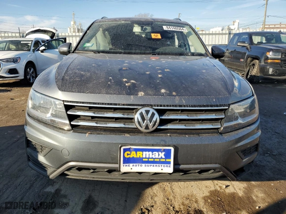 2021 Volkswagen Tiguan S with VIN 3VV0B7AX7MM135897, listed as a Copart auction lot 84140564 with 0 mi miles and Salvage Title. Bid and sale history available at carsss.com. Image 5.