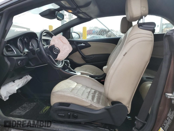 2017 Buick Cascada Premium with VIN W04WH3N5XHG001582, listed as a Copart auction lot 43045885 with 75,173 mi miles and Salvage title. Bid and sale history available at DreamBid. Image 7.