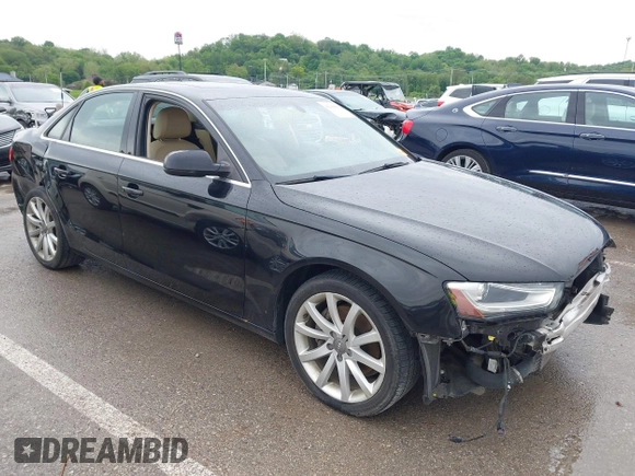 2013 Audi A4 Premium Plus z VIN WAUFFAFL6DN046857, wystawiony jako IAAI lot #42166802 z przebiegiem 113 085 mil mil oraz . Historia ofert i sprzedaży dostępna na DreamBid. Obrazek 1.