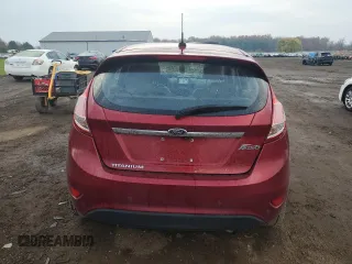 2017 Ford Fiesta Titanium with VIN 3FADP4FJ9HM102397, listed as a Copart auction lot 80921684 with 106,011 mi miles and Salvage Title. Bid and sale history available at DreamBid. Image 6.