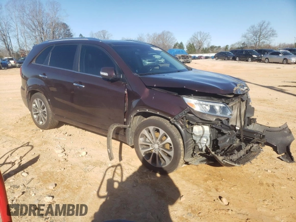 2014 Kia Sorento SX with VIN 5XYKWDA71EG465091, listed as a Copart auction lot 87201944 with 177,270 mi miles and Salvage Title. Bid and sale history available at carsss.com. Image 4.