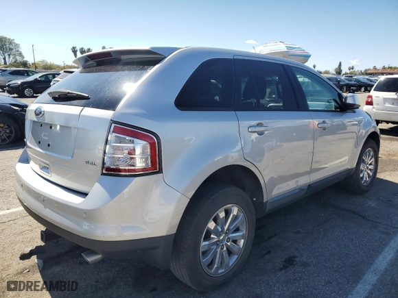 2009 Ford Edge SEL with VIN 2FMDK38C59BA45292, listed as a Copart auction lot 48508985 with 117,256 mi miles and Salvage Title. Bid and sale history available at carsss.com. Image 3.