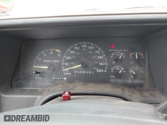 1995 GMC Sierra 3500 z VIN 1GTGC34K2SE536473, wystawiony jako IAAI lot #42487739 z przebiegiem 81 910 mil mil oraz . Historia ofert i sprzedaży dostępna na DreamBid. Obrazek 7.