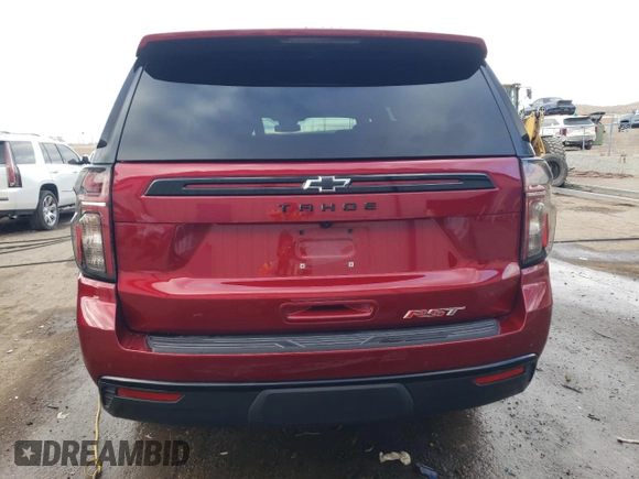 2023 Chevrolet Tahoe RST with VIN 1GNSKRKD7PR220840, listed as a Copart auction lot 86608654 with 44,628 mi miles and Salvage title. Bid and sale history available at DreamBid. Image 6.