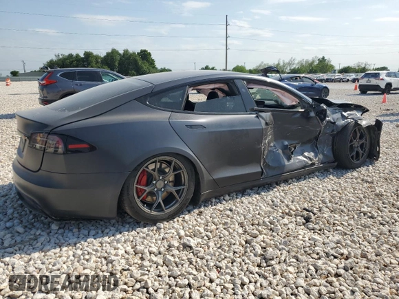 2023 Tesla Model S Plaid z VIN 5YJSA1E61PF528022, wystawiony jako Copart lot #53088135 z przebiegiem Nie podano mil oraz Czysty tytuł • Clean title. Historia ofert i sprzedaży dostępna na DreamBid. Obrazek 3.