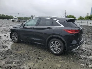 2024 Infiniti QX50 Luxe с VIN 3PCAJ5BB5RF105936, выставлен на аукционе Copart как лот 57725935 с пробегом 4 084 миль миль и Списание • Salvage title. История ставок и продаж доступна на DreamBid. Изображение 2.